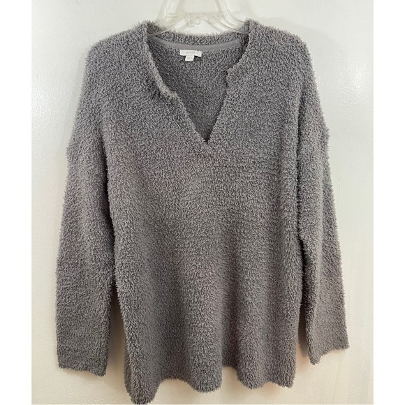 PureJill Grey V-neck Sweater  Women’s  Size: M - Picture 1 of 8